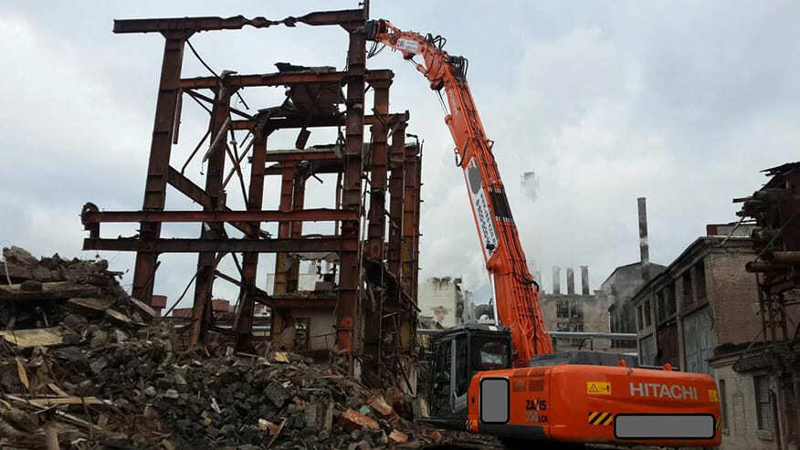 Разборка фундамента